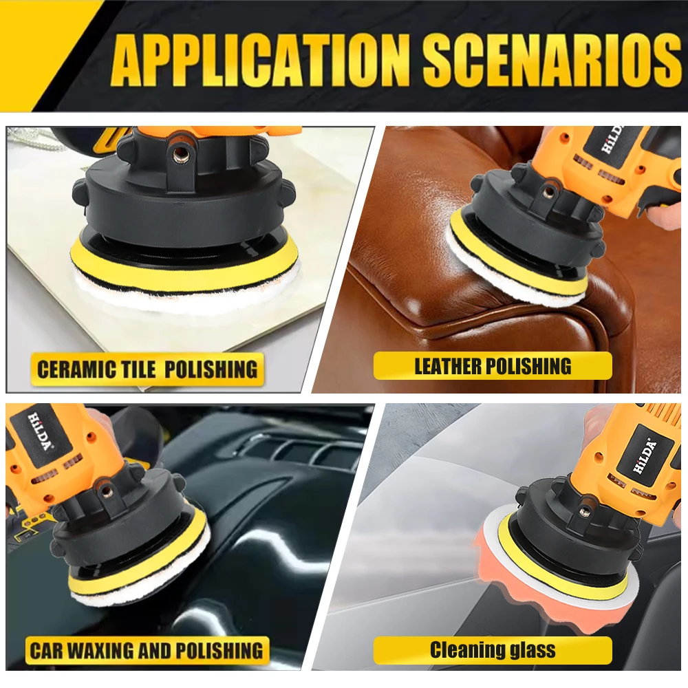 Xe Ô Tô Điện Máy Đánh Bóng Máy 220V Tự Động Máy Đánh Bóng Có Thể Điều Chỉnh Tốc Độ Chà Nhám Dụng Cụ Lấy Ráy Tai Phụ Kiện Xe Hơi Powewr Dụng Cụ