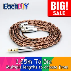 99% 24k Gold 7n Pure Silver Graphene Shield Earphone Cable For Audeze LCD-3 LCD-2 LCD-X LCD-XC LCD-4z LCD-MX4 LN008539