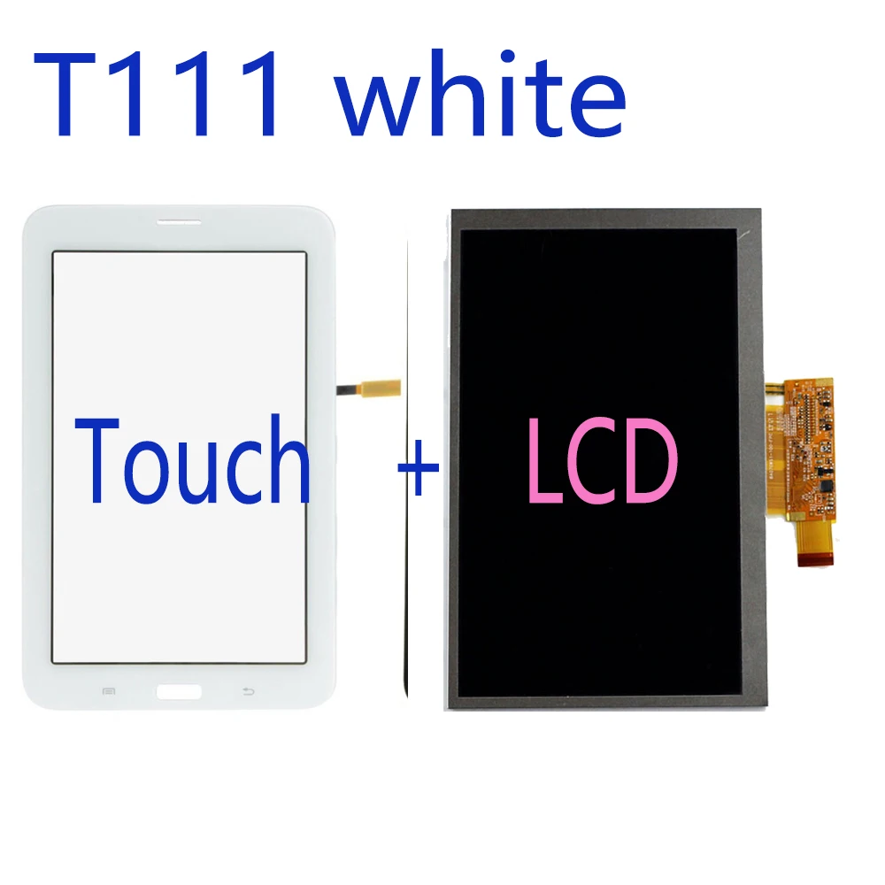 Imagem -03 - Lcd Lcd Lcd para Samsung Galaxy Tab Lite Sm-t110 T111 T113 T116 T113nu Display Lcd de Toque Digitador da Tela Peças Reparo Substituição 7