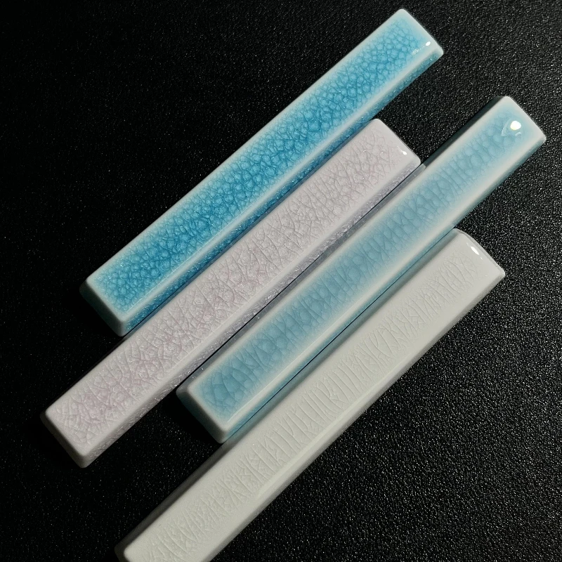 Ice Crack Ceramic Keycap 6.25U Space Key Cherry Profile Keycaps for Mechanical Keyboard Caps Custom Key Caps Collect Gifts