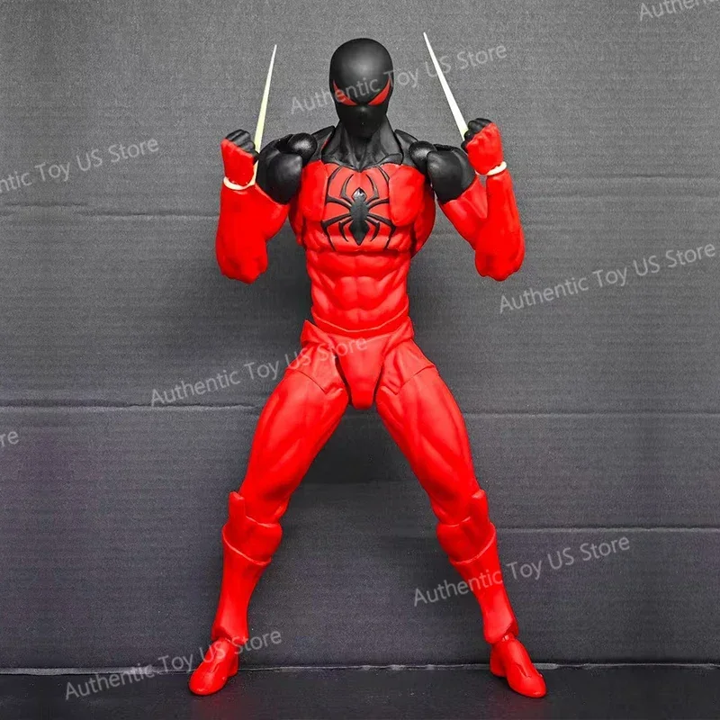 Spider Man Symbiote Black Suit Scarlet Spider In Stock Mess Toys Spiderman Messtoys Neighbor Anime Action Figure Gifts Toys