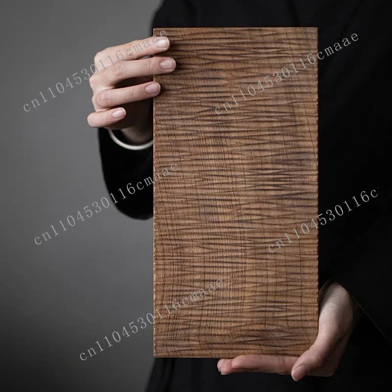 

New Pure Wood Tea Tray, Traditional Rectangular Teak Tea Board Tray