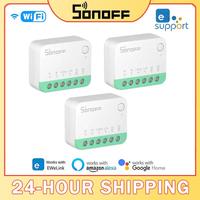 1-4PCS SONOFF MINIR4M MINI Extreme WiFi Smart Home Switch Detach Relay Matter Local Connection Breaker Via Alexa Google Home