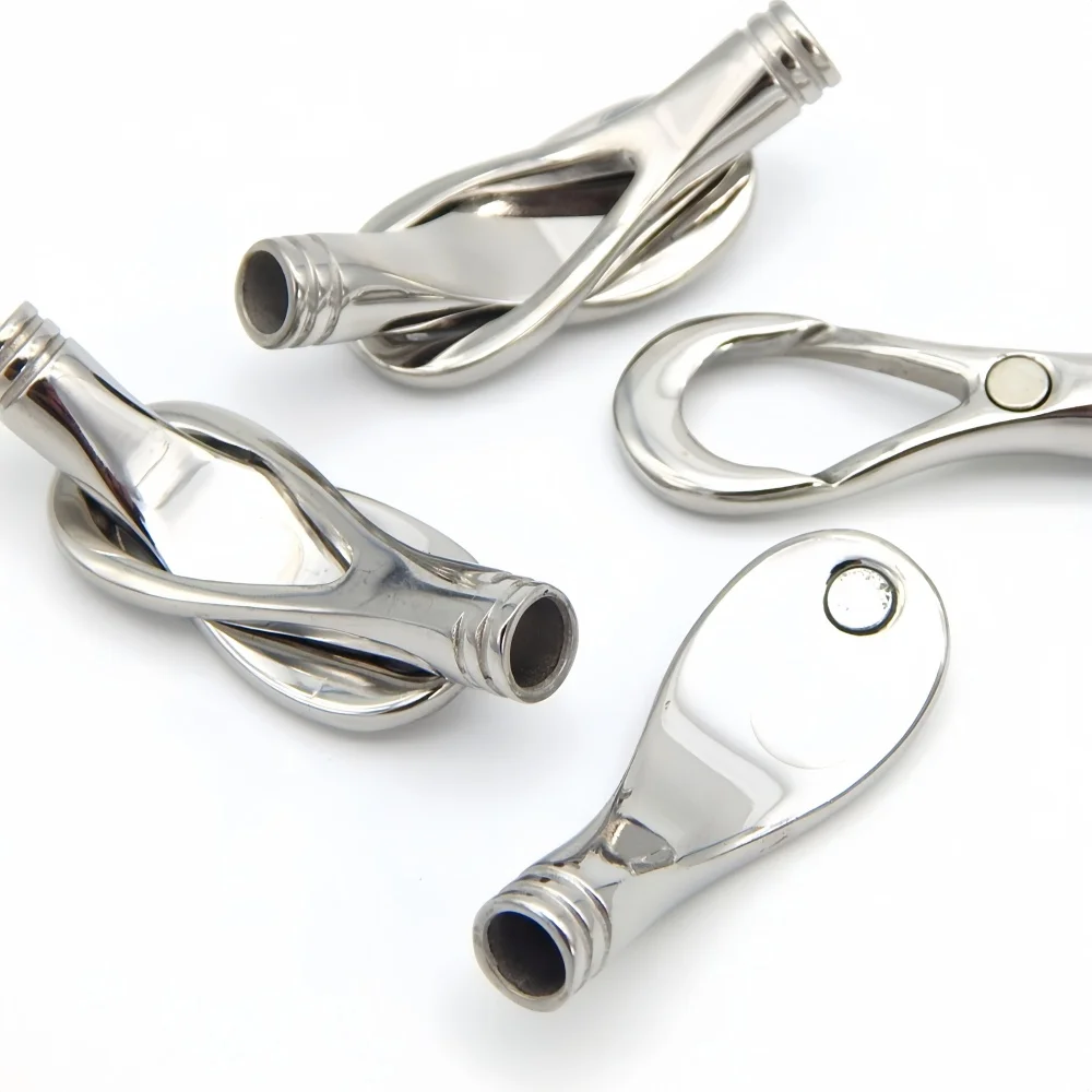 5PC 316L Stainless Steel Magnetic Clasps 5mm for Leather Cord DIY Bracelet Connector Clasps Accessories Jewelry Making Supplies