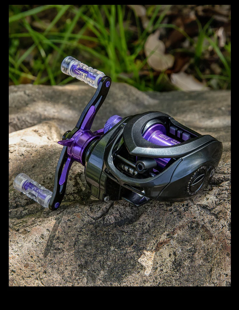 BILLINGS DC Baitcaster-Rolle mit digitaler Steuerung, Baitcasting-Angelrolle, Übersetzung 7,2:1, 5+1 Kugellager, maximale Bremskraft 5 kg, mit Bremsklicker. – Detail 16
