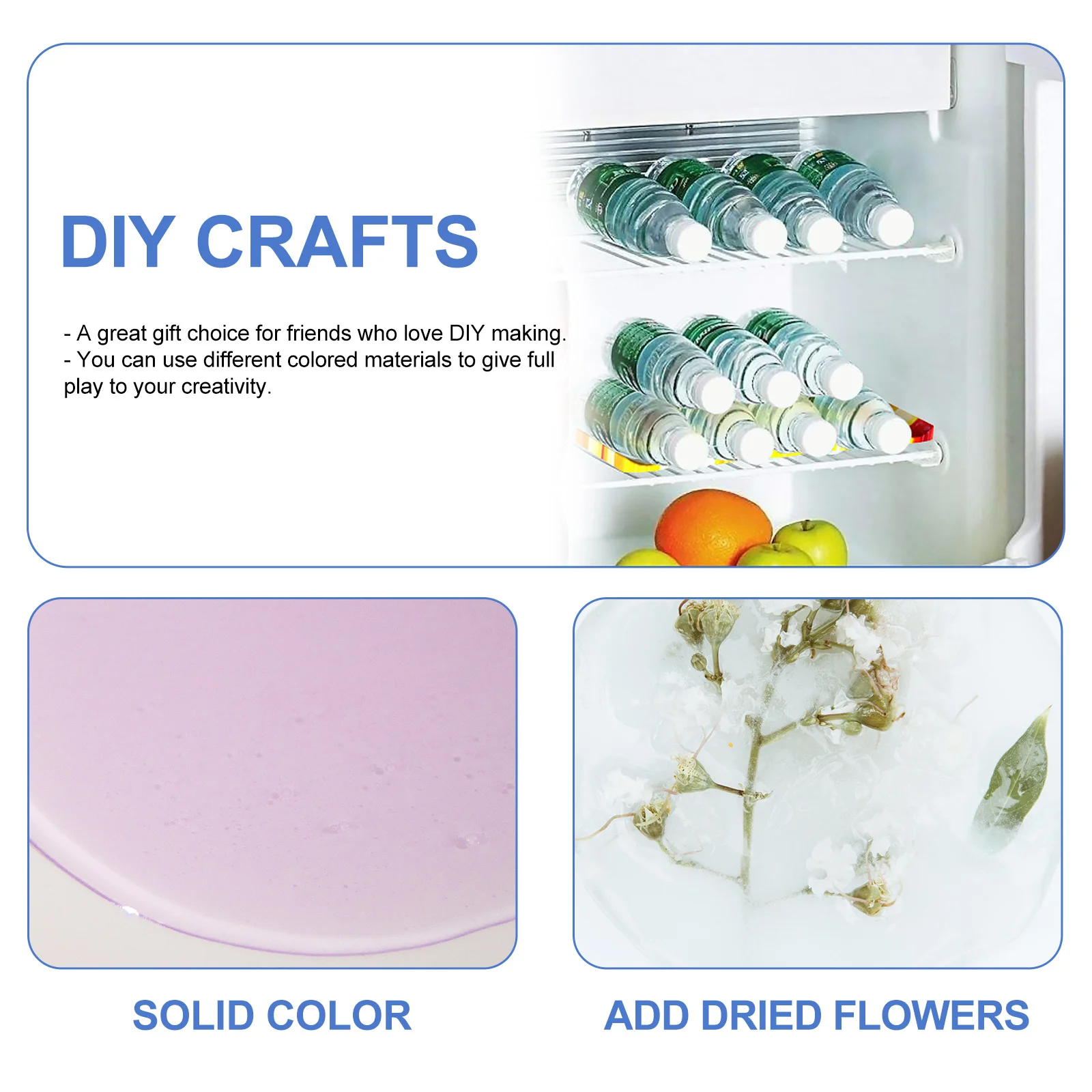 

1Pcs Silicone Epoxy Mold DIY Drink Holder Casting Mold Nonstick Easy Demolding Drink Storage Holder Mould