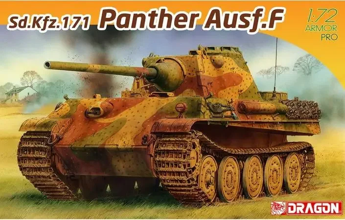 DRAGON 7647 독일 Sd.Kfz.171 Panther Ausf.F 모델 키트, 1/72 체중계