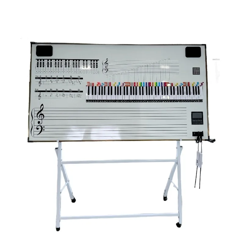 Music staff audio-visual education board, intelligent piano keyboard 88 keyboard teaching