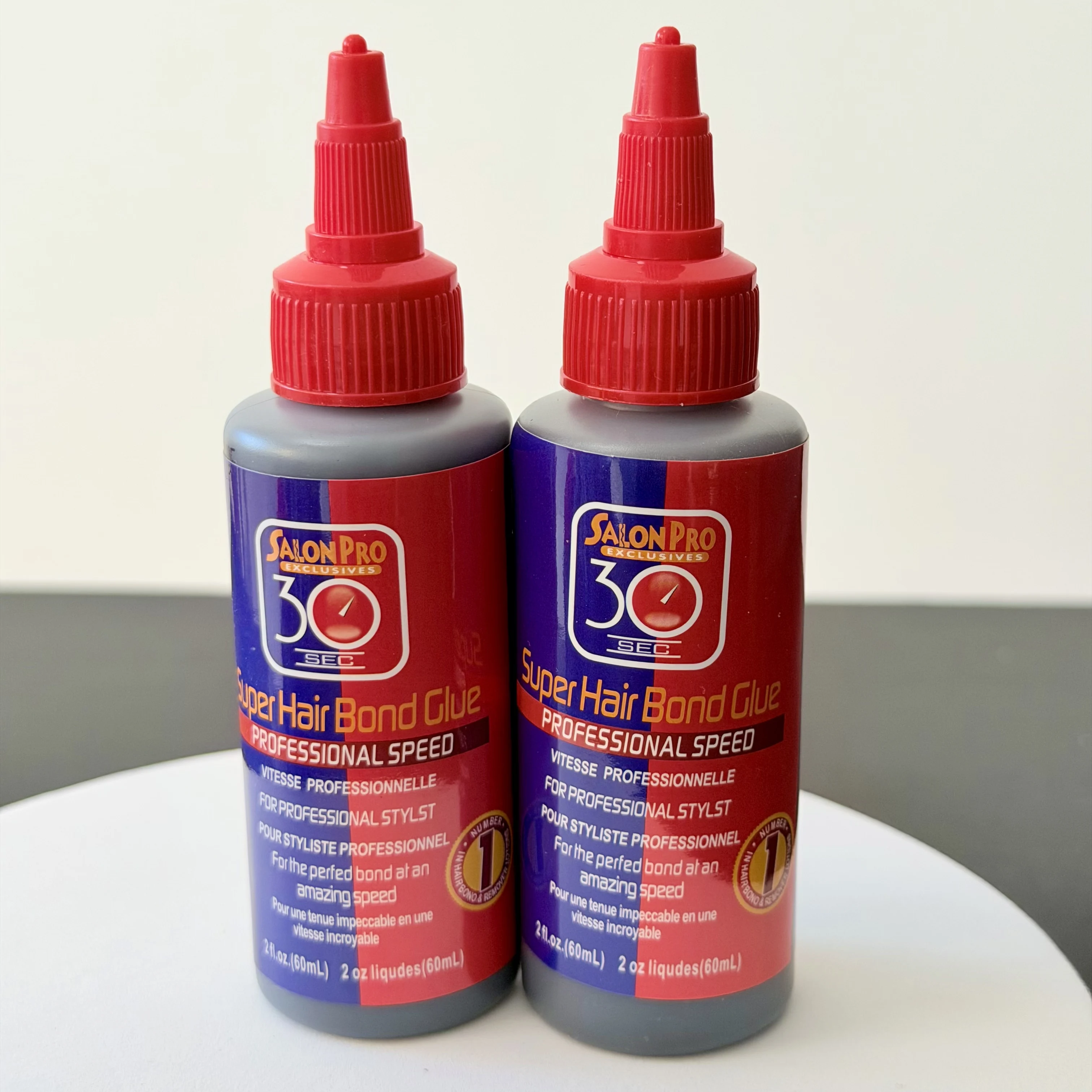Cola Super Hair Bond Glue Salon Pro 1oz/30ml 2oz/60ml 4oz/118ml para Extensão de Cabelo