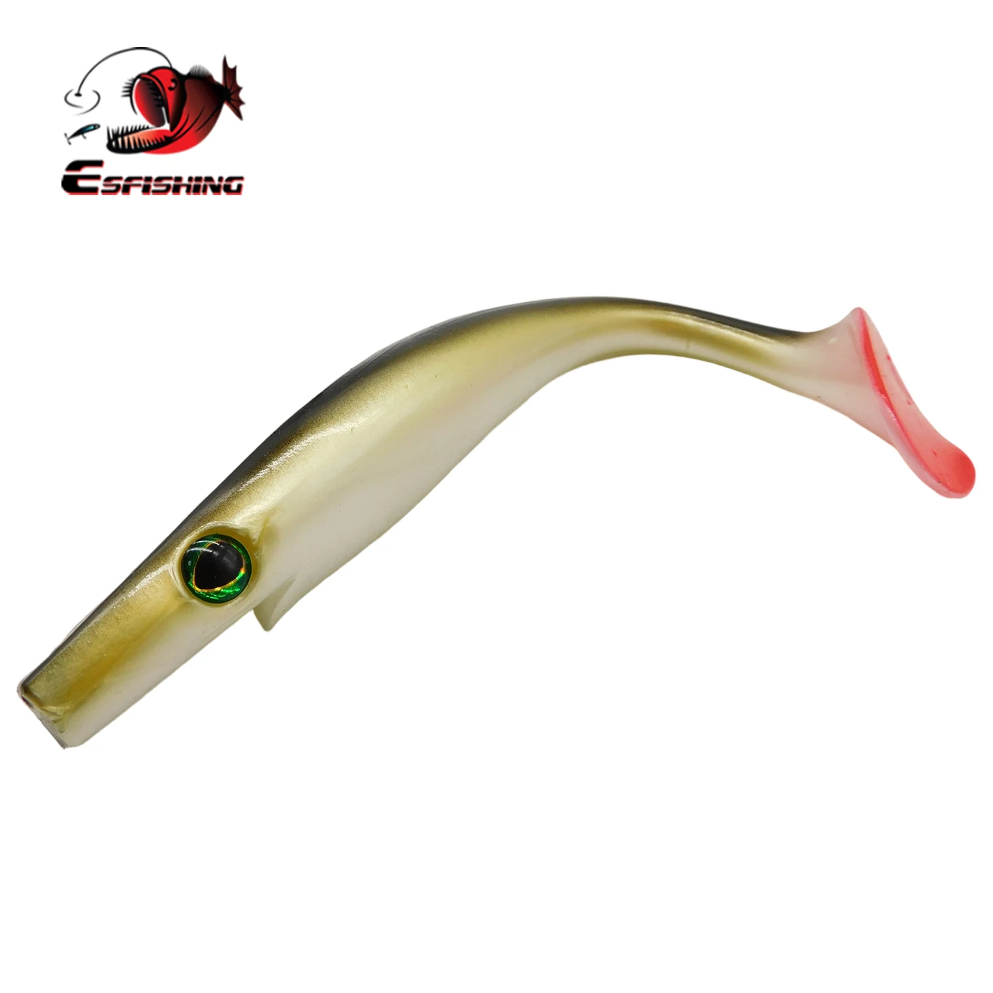 

ESFISHING NEW Fishing lure Big size Hog shad 8in swimbait plastice pesca for pike sea fishing