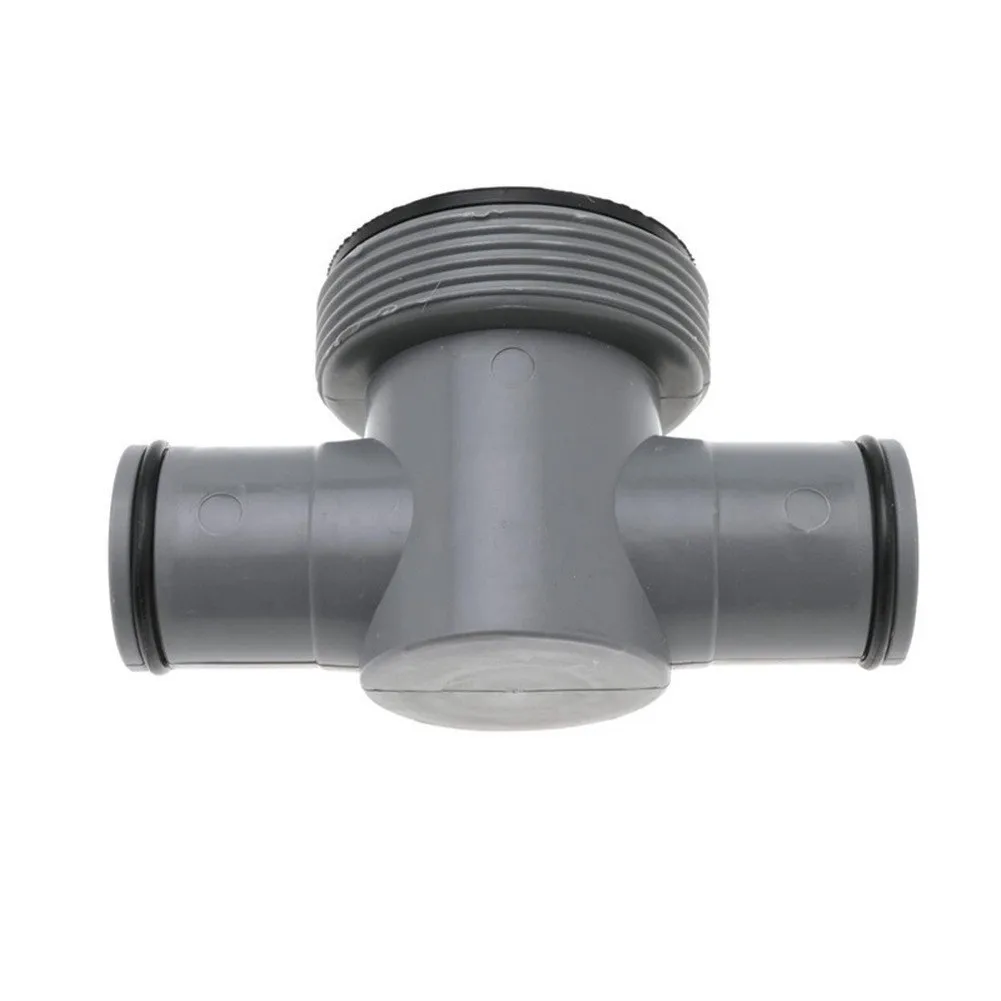 Pool Water Distribution T Connector 1.5 in and 1.25 in Hose Compatibility with Balanced Flow for Intex Pool Setups