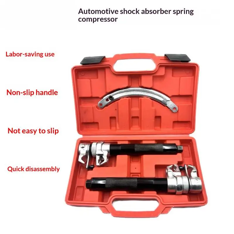 Adjustable Coil Spring Compressor Tool Set for Car Truck Suspension Replacement Automotive DIY Garage Tool