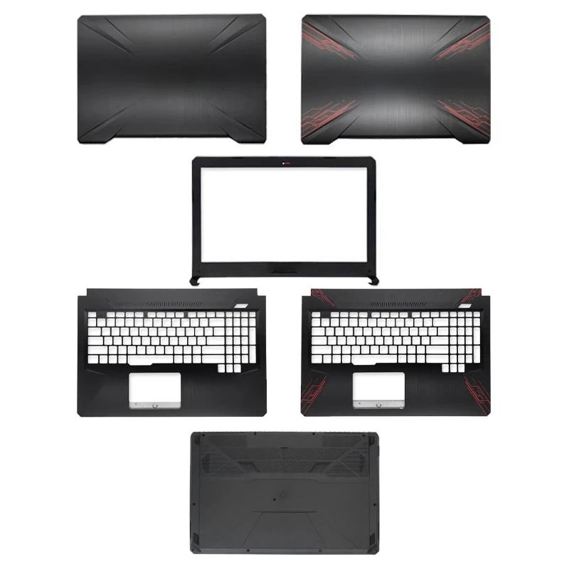 

For ASUS FX504 FX504G FX504GD FX504GE FX80 FX80G FX80GD LCD Screen Back Cover Front Bezel Palmrest Hinges Bottom Case