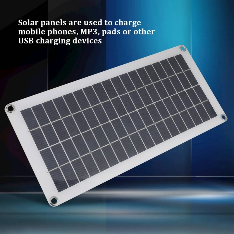 แผงโซลาร์เซลล์แผงโซล่ายืดหยุ่น10W สำหรับรถยนต์เรือบ้านหลังคารถตู้ตั้งแคมป์พลังงานแสงอาทิตย์50A