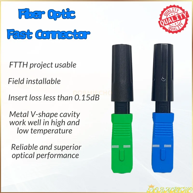 Волоконно-оптический Быстрый Соединитель FTTH SM SC APC Волоконно-оптический Быстрый UPC телекоммуникационный уровень одномодовый оптический быстрый соединитель