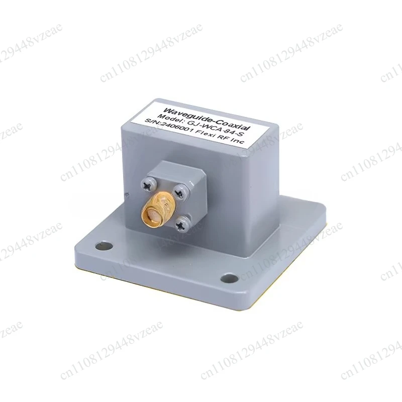 Waveguide to Coax Adapters 6.57-9.99GHz UBR84 Flange Telecom Parts WR-112 to for SMA Female Right Angle