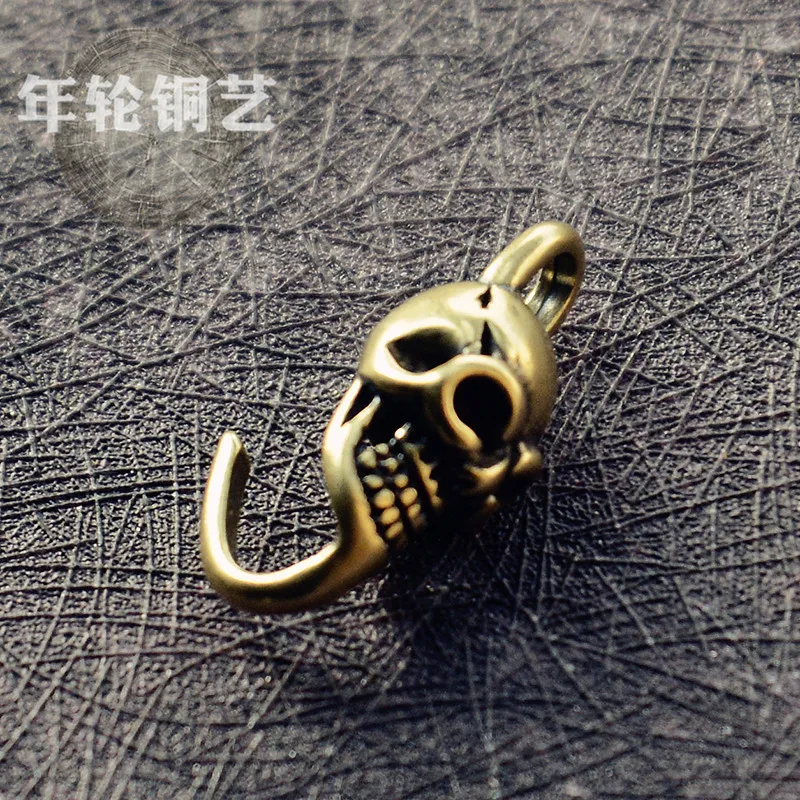 Instant Win Supply Copper S Hook Wealth Cloth Hook Bracelet S Hook Pure Brass Skull S Hook Buckle
