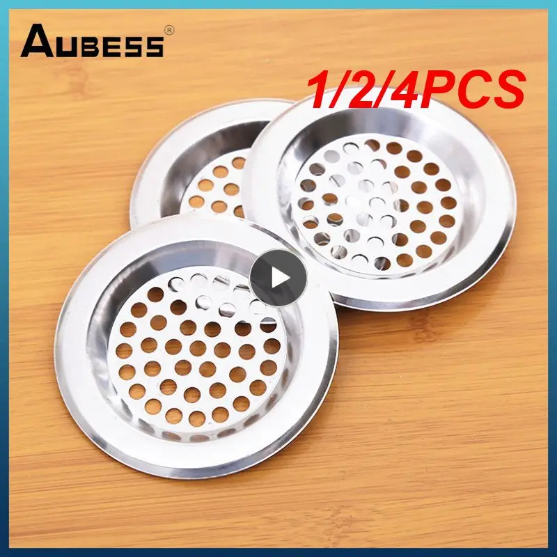 

1/2/4 шт., сетчатый фильтр для раковины, из нержавеющей стали