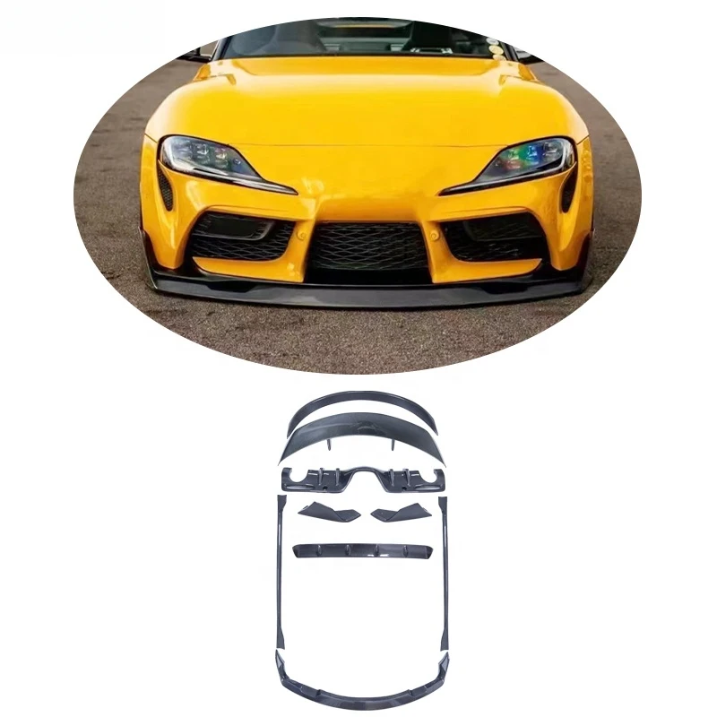 

Car Parts Carbon Fiber Front Lip Rear Diffuser Side Skirts Ducktail Wing AG Style Bodykit for A90 Body Kit
