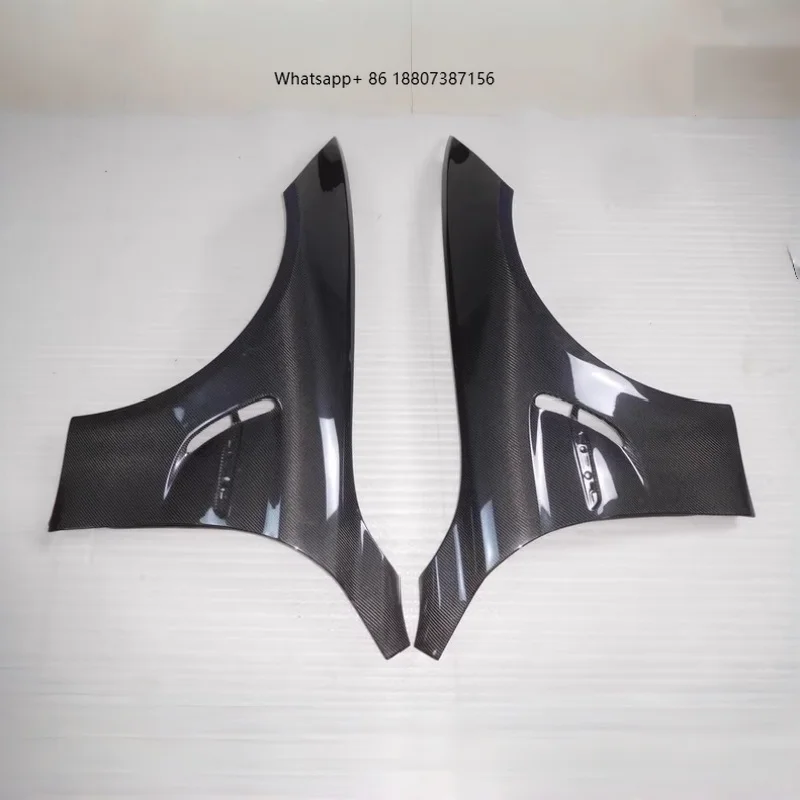 Suitable forBMW M3M4 F80F82F83 Retrofit Upgrade, All Carbon Fiber Front and Rear Bumper Mudguard Surround Kit