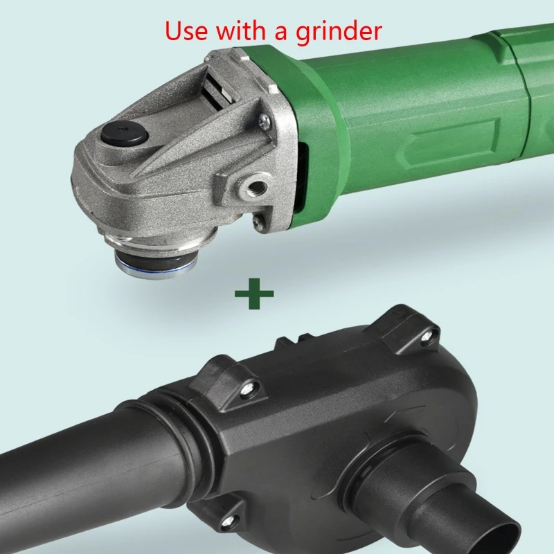 Angle Grinder to Blower Adapter Set 2-in-1 Powerful Vacuum Cleaner Computer Cleaning Power Tool Modified Accessories