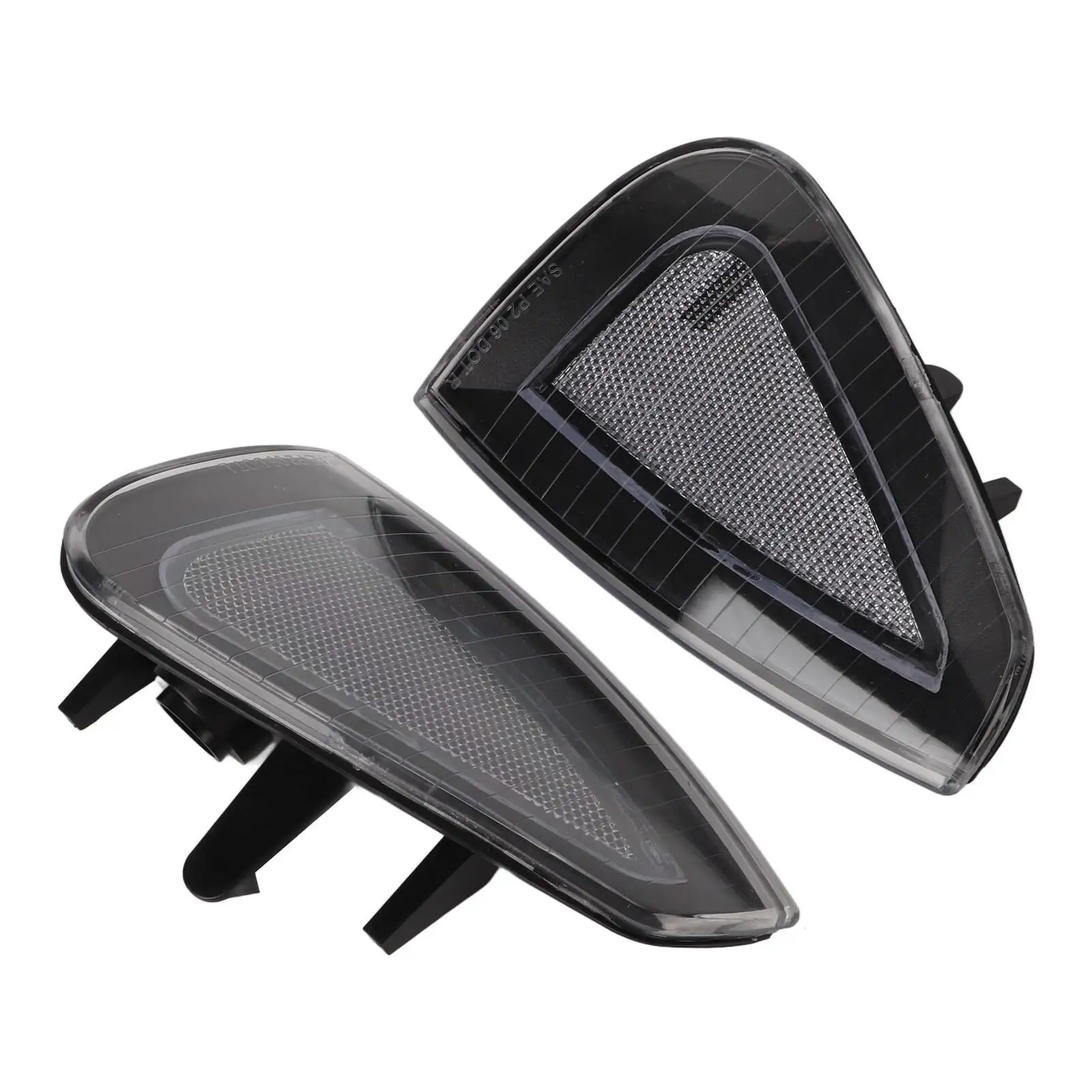 2 Pcs Front Turn Signal Light Cover 4806218AD Side Marker Lamp Cover for Dodge LX for SRT 8 2006 2007 2008 2009-2010