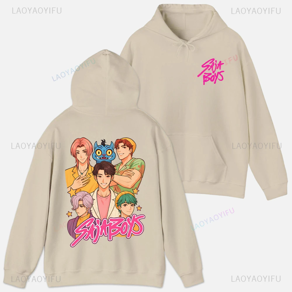 K-kpop Demon Hunters Funny Streetwear Printed Unisex Hoodie Clothes Tops Women Long Sleeve Graphic Sweatshirt Quality Clothing