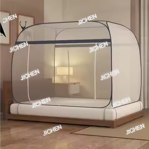 

Красивая роскошная большая складная москитная сетка-палатка круглой формы, портативная, складная, раскладная москитная сетка-тент.