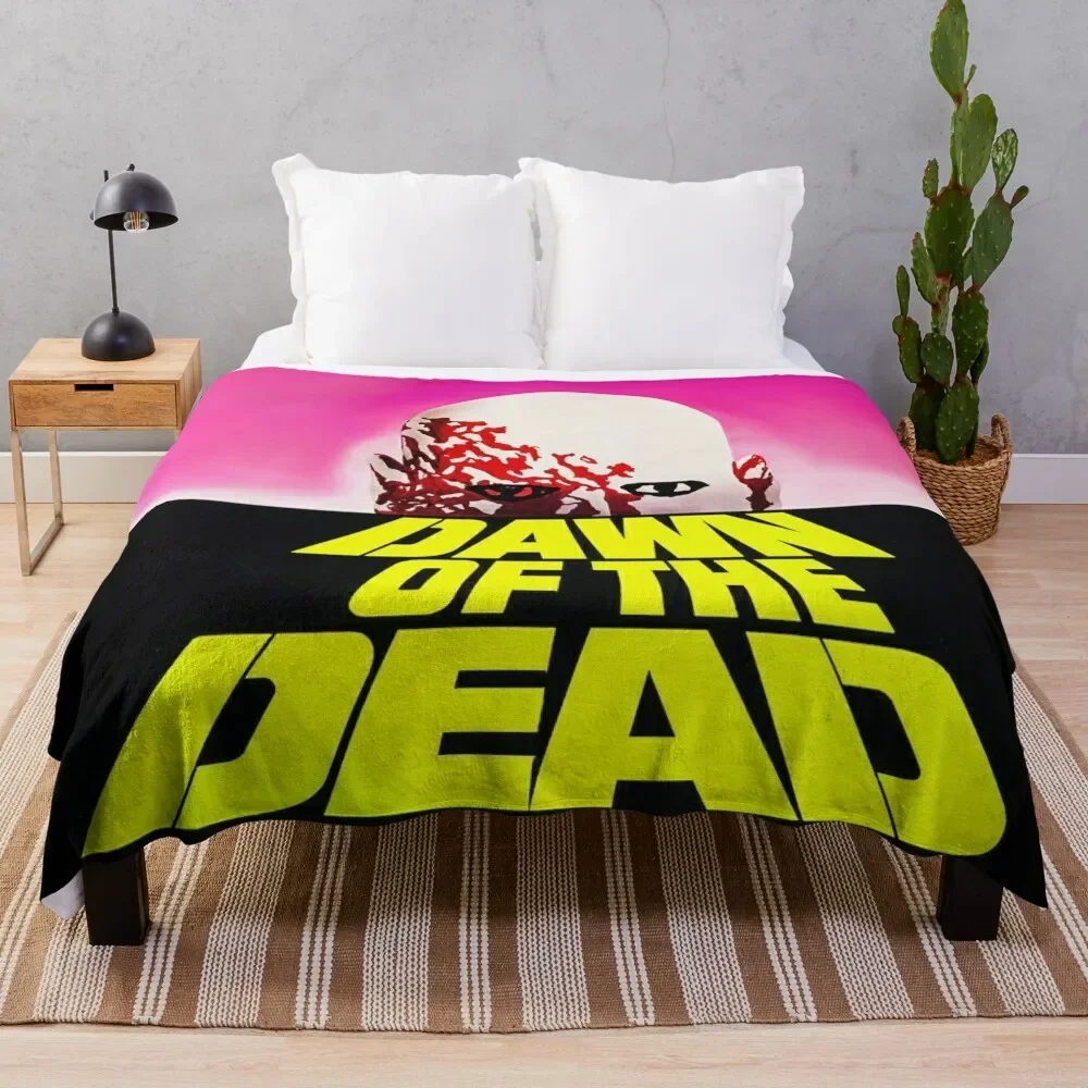 DAWN OF THE DEAD 1978 HORROR MOVIE! Throw Blanket Travel Soft Plaid Blankets