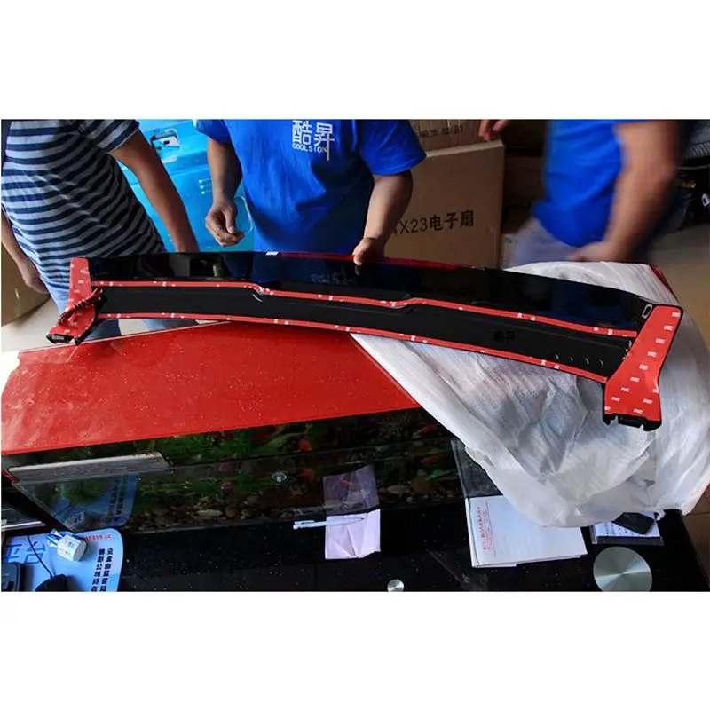 Car Accessories ABS Plastic Unpainted Primer Color Rear Wing Spoiler with Led Light for Honda CRV CR-V 2007 2008 2009 2010 2011