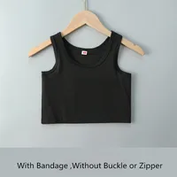 Binder de poitrine plate pour femme avec bandage, corset demi-longueur, haut précieux, sous-vêtements lesbiens, pull, transboy 3