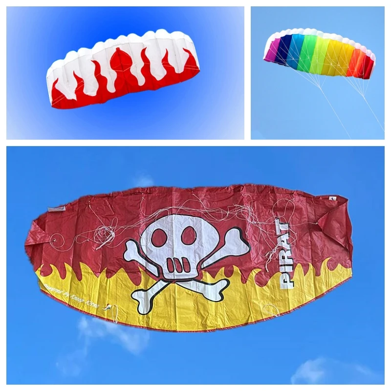 

Free Shipping dual line stunt kites power kites flying for new beginner kite surf beach kites factory sports kite Paragliding