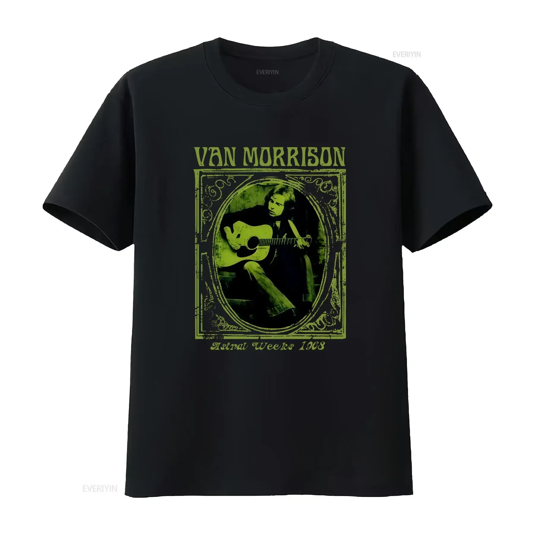 Mr Morrison Vintage Van Astral Weeks 1968 Oversized Band Distressed Classic Rock T Shirt for Men and Women vintage Washed