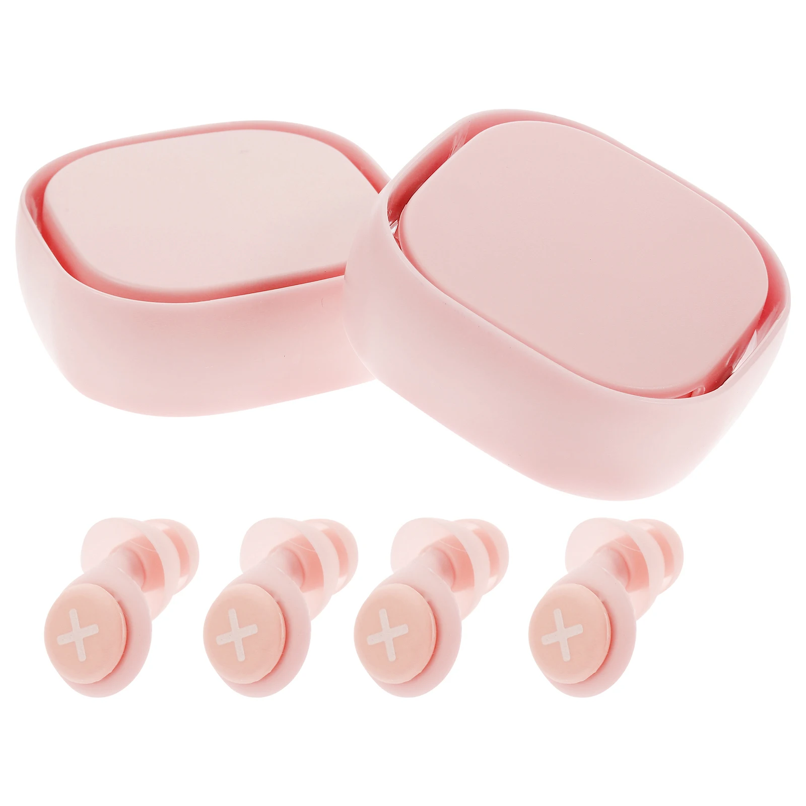 

2 комплекта, противошумные силиконовые беруши, легкие шумоподавляющие, удобные, для сна, путешествий, защита ушей, студенческие беруши