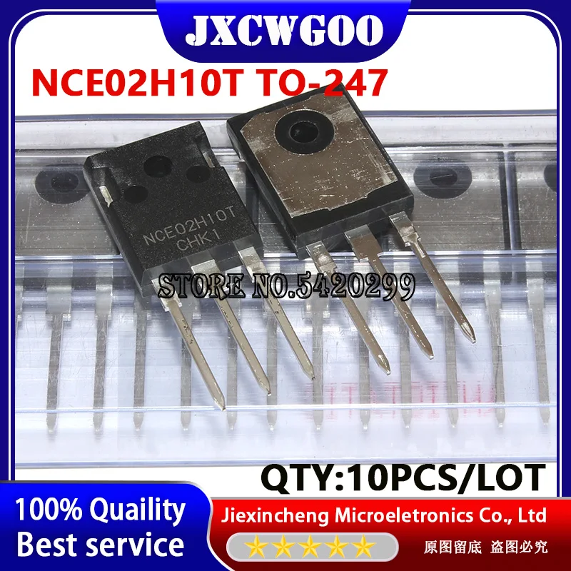MOSFET original novo, NCE02H10T, TO-247, 200V, 100A, 5 PCes
