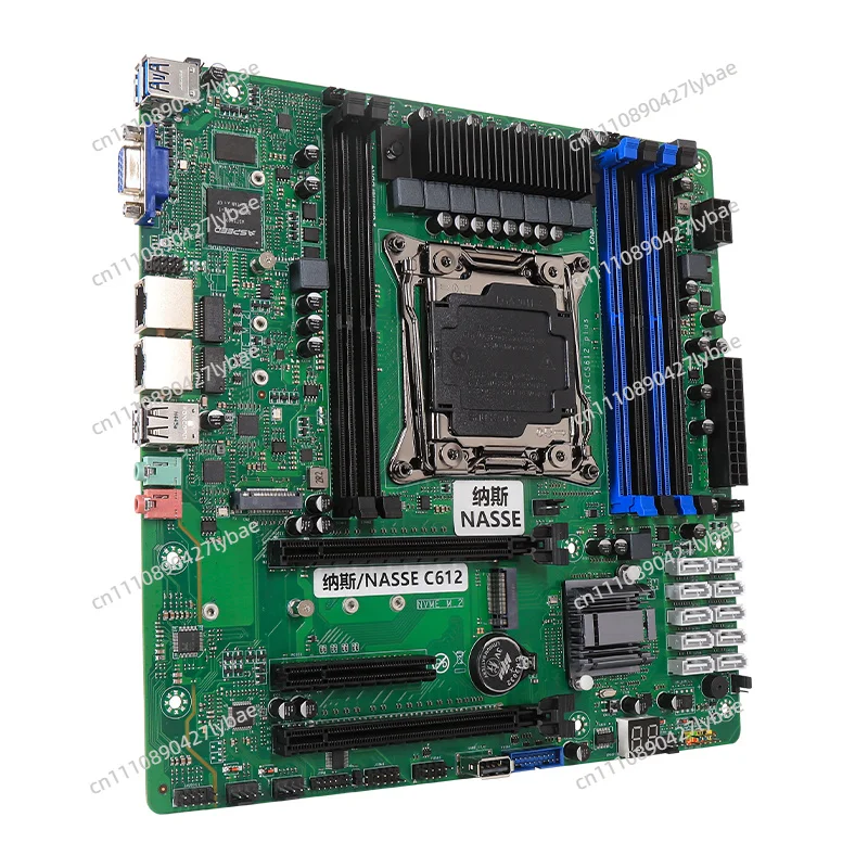C612 Nas Black Synology NAS Soft Router Industrial Control Computer Motherboard X99 Split Storage Server 10 Disk Position