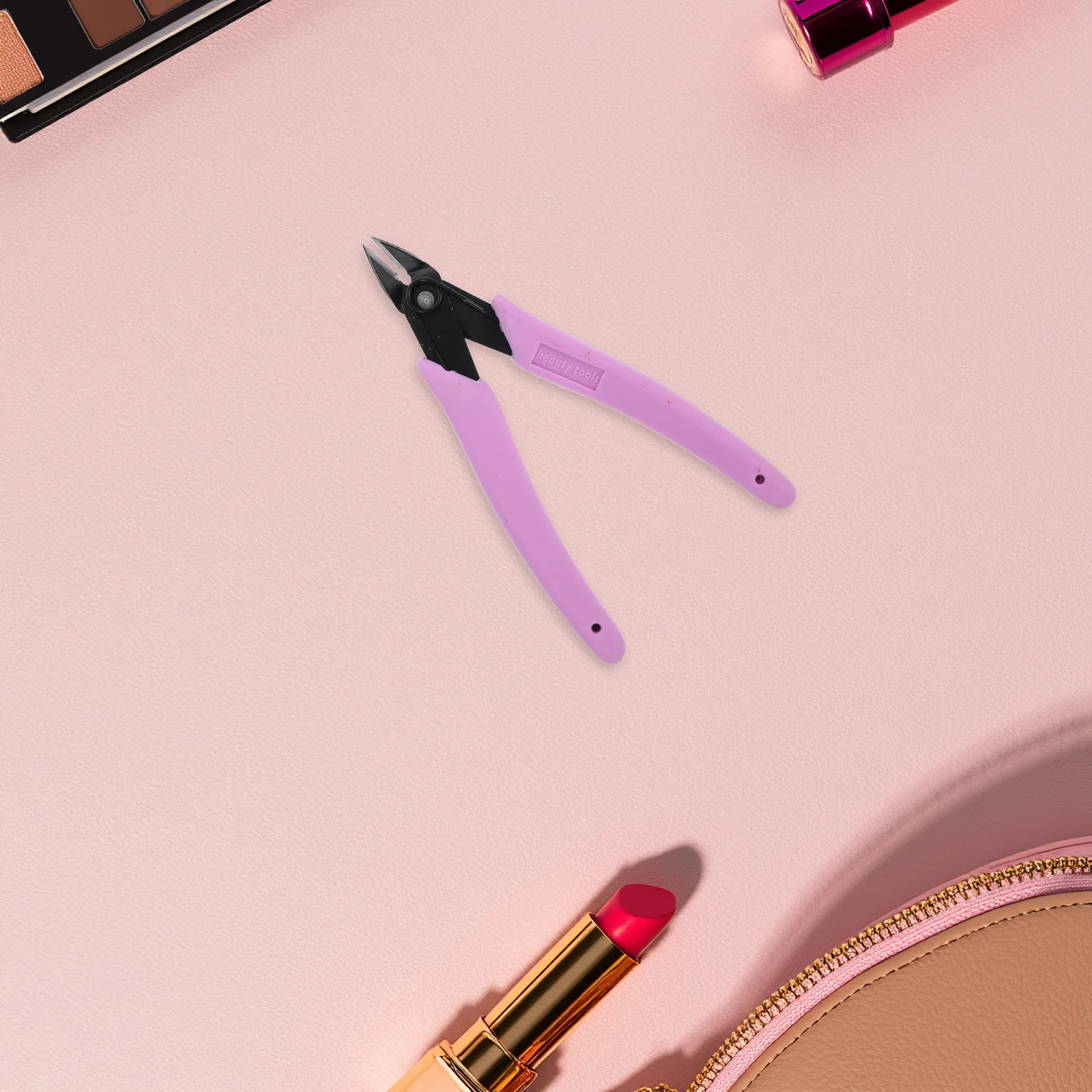 Narzędzie do usuwania ozdób na paznokcie, przenośny obcinak do cyrkonii ze stali nierdzewnej do dekoracji manicure DIY, wielofunkcyjne szczypce.