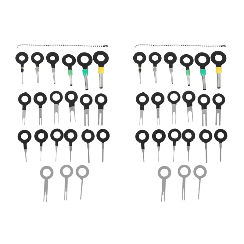 

42Pcs Terminals Removal Key Tools Set For Car, Auto Electrical Wiring Crimp Connector Pin Extractor Puller Remover