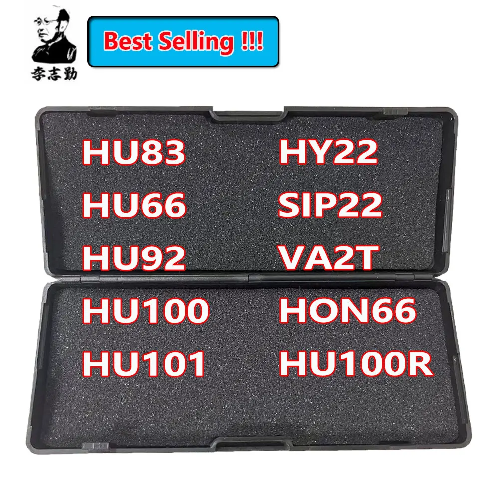 Lishi 2 in 1 Tool HU83 HU66 HU92 HU100 HU100R HU101 HON66 SIP22 VA2T HY22 Locksmith TooL for Car Key