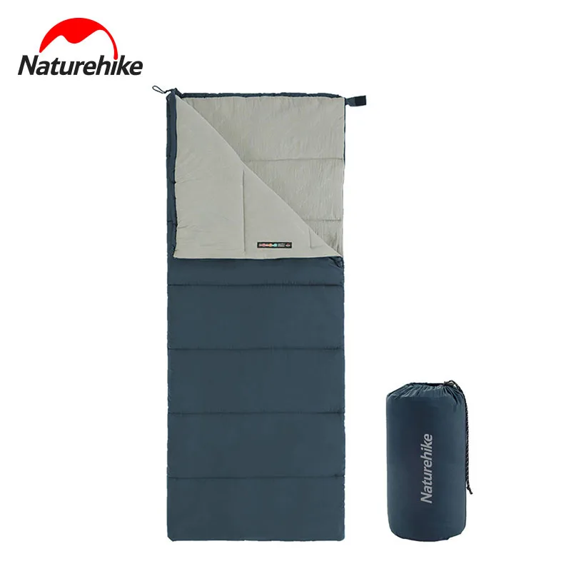 Naturehike Ultralight Cotton Sleeping Bag Machine Washable Spliceable Sleeping Mat Portable Single Double Camping Sleeping Bag