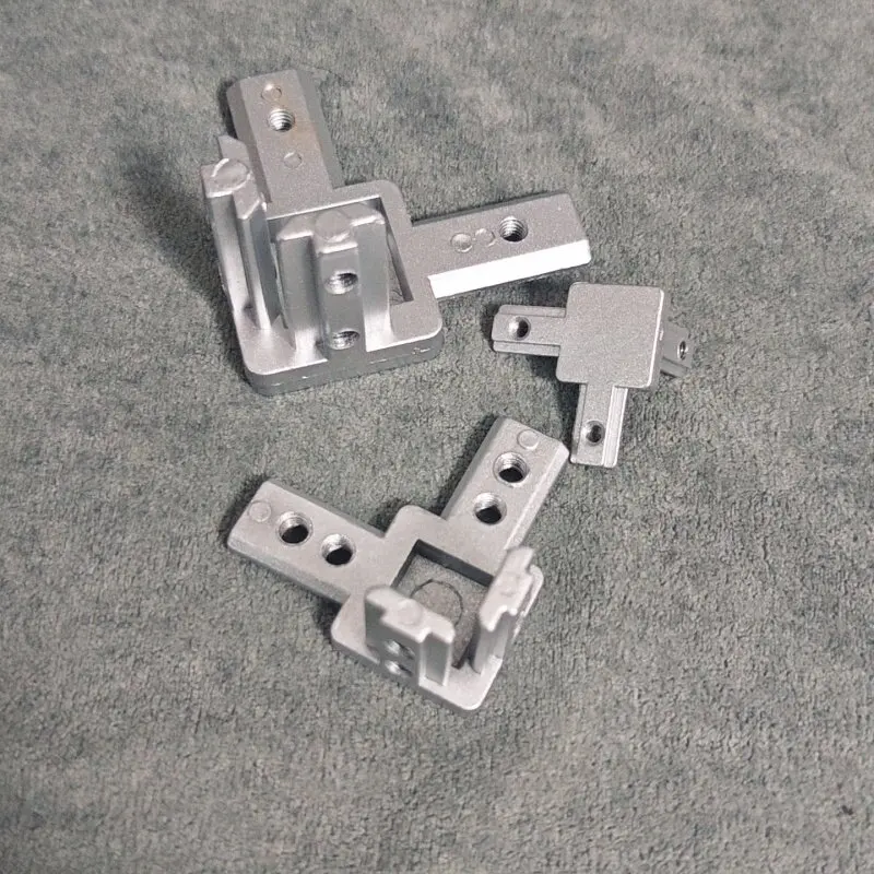 Aluminum profile accessories, three-dimensional right-angle connectors 2020/3030/4040 built-in fastening angle parts