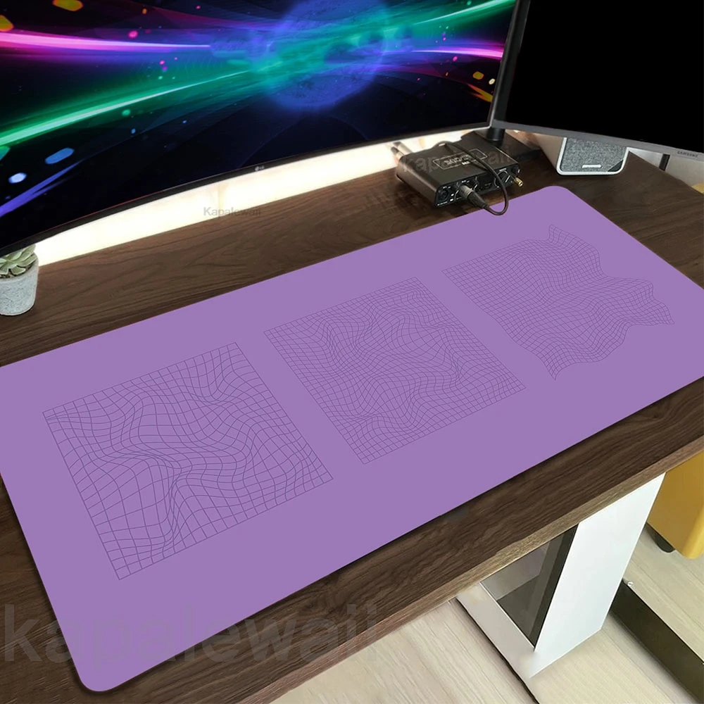 Line Art Design Muismat Pc Gamer Mousepad Gaming Snelheid Toetsenbord Pads Muis Mat Bureau Beschermer Mat Rubber Tafel Tapijt