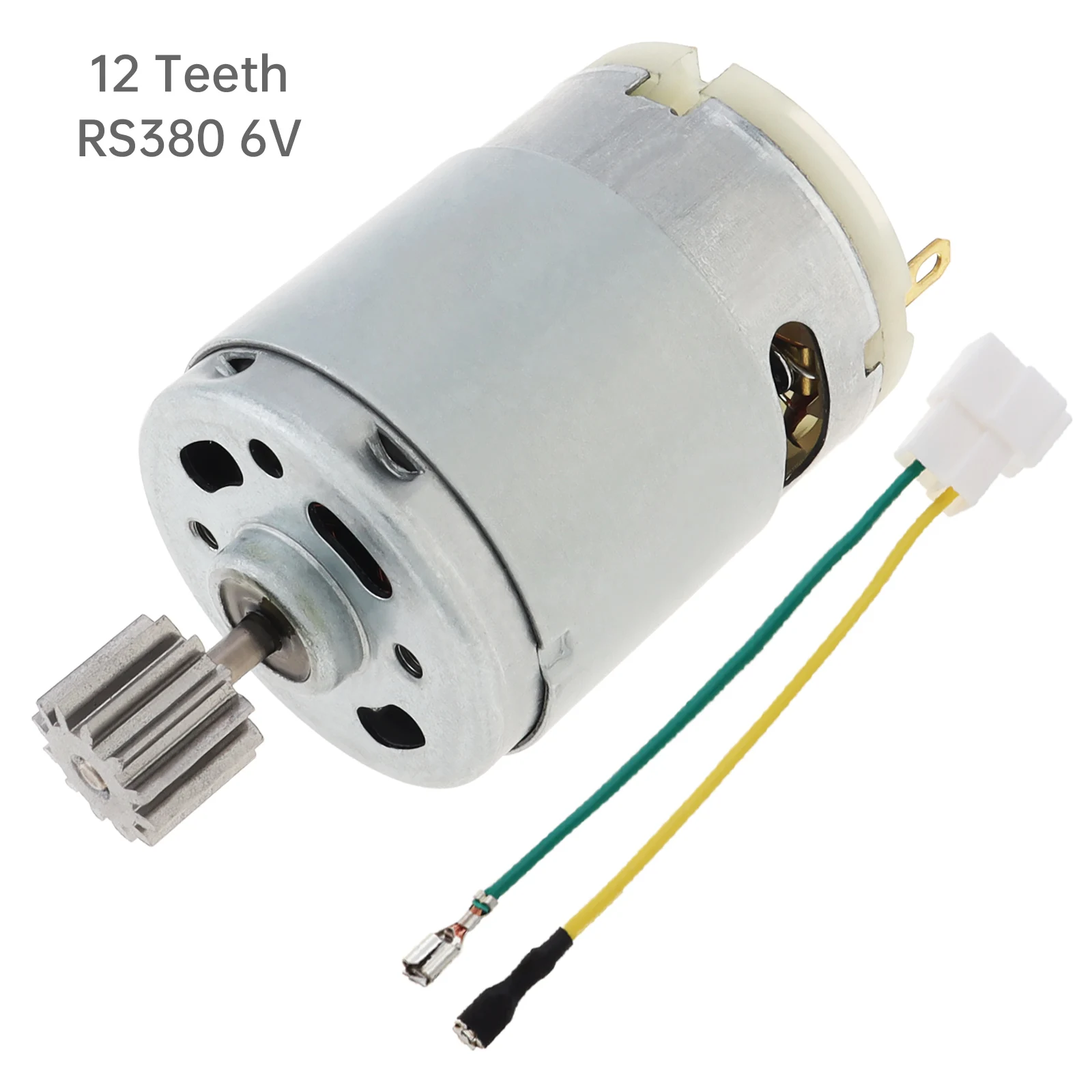 

R380 R390 12 Teeth DC Motor 6V 12V 12000-20000RPM Kids On Ride Remote Control Car Motor R 380 390 High Speed Electric Motor