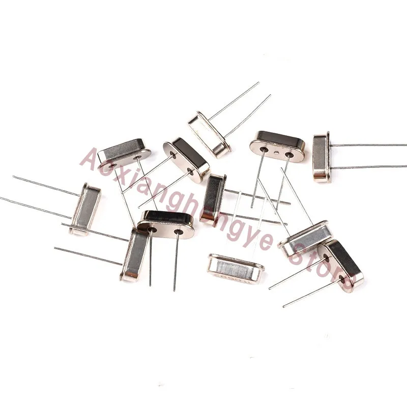 10PCS Crystal Oscillator Electronic Kit, HC-49Skind DIP Quartz Oscillator 11.0592M 32.768Mhz 4Mhz 8Mhz 12Mhz 16Mhz 20Mhz 25Mhz