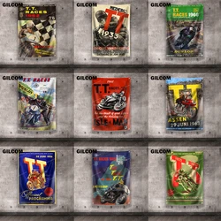 Isle of Man TT Races Flag Most Challenging Motorcycle Competition Poster Advertise Logo Sport Outdoor Club Banner Brass Grommet