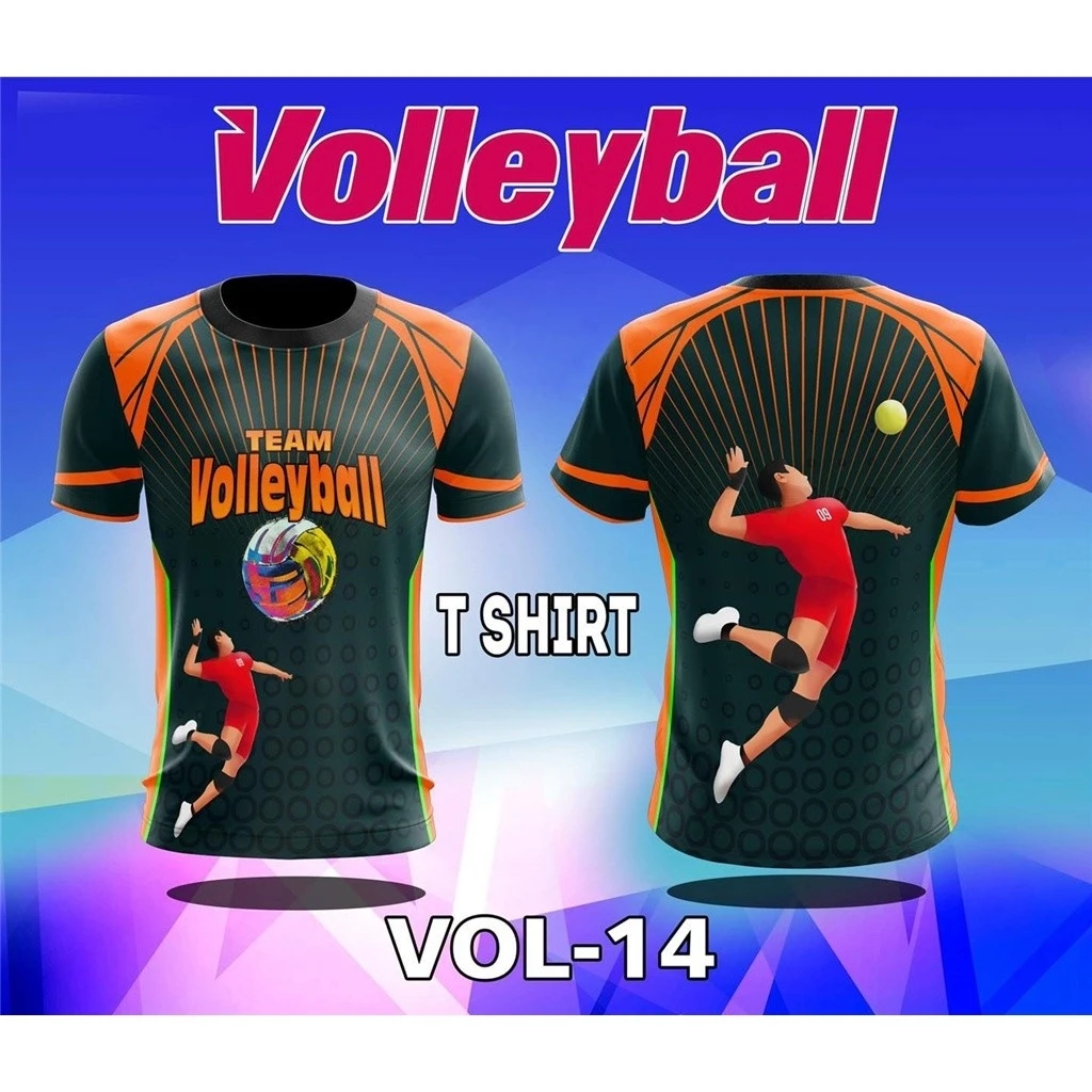 

3D Volleyball Print Men's T-Shirt Gym Quick Drying Sports Short Sleeve Summer Training Sportswear Casual Comfortable O-neck Tees