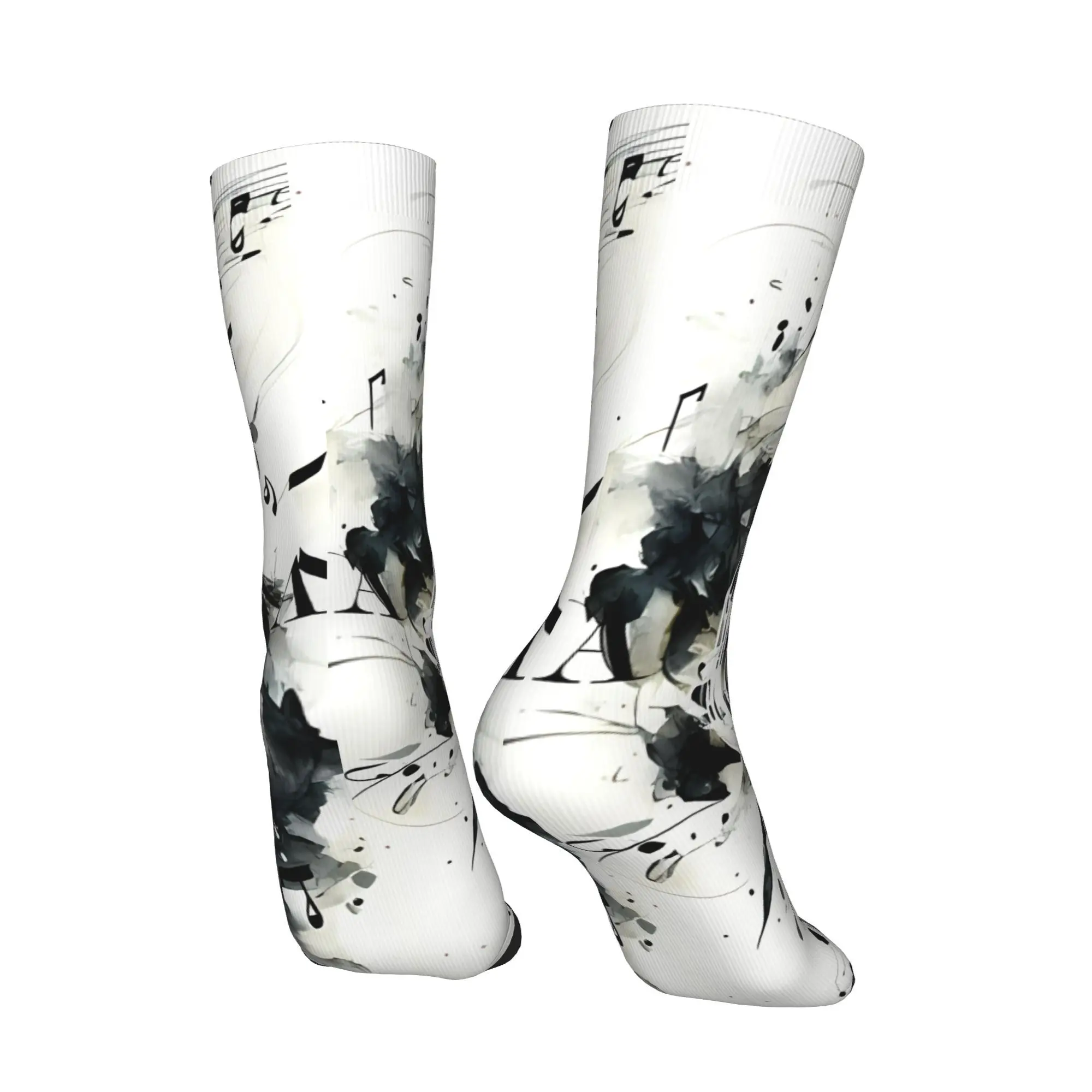 Musical Notes Magnificent Socks Male Mens Women Spring Stockings Printed