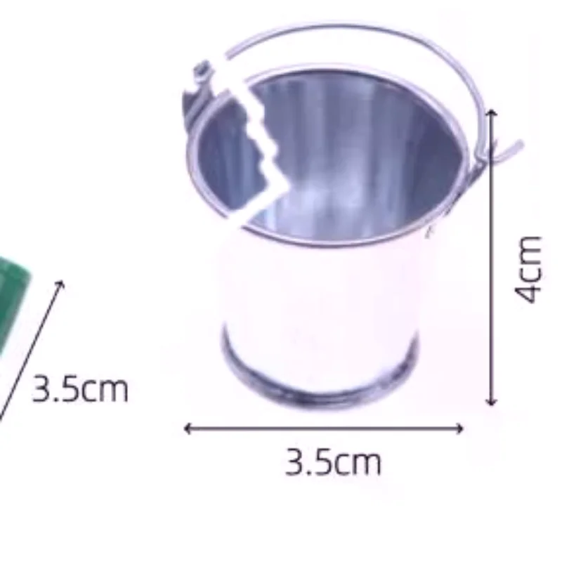 1 Set Simulation Dollhouse Miniature Shovel Hoe Pitchfork And Water Pipe Repair Tool Play Fairy Garden Accessories Farming Tools