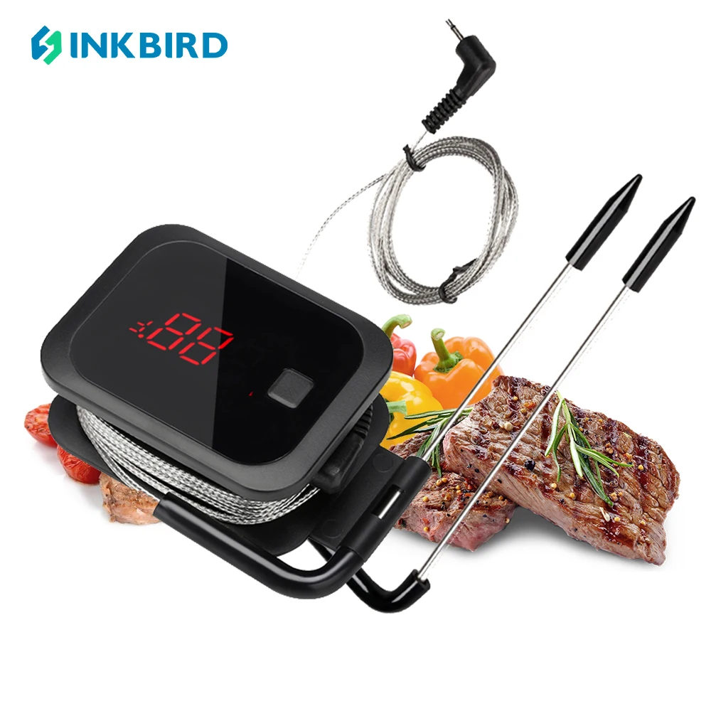 INKBIRD Bluetooth Meat Food Thermometer Wireless Digital Grill Kitchen Thermometer With 6 Probes For BBQ Smoker Oven Cooking