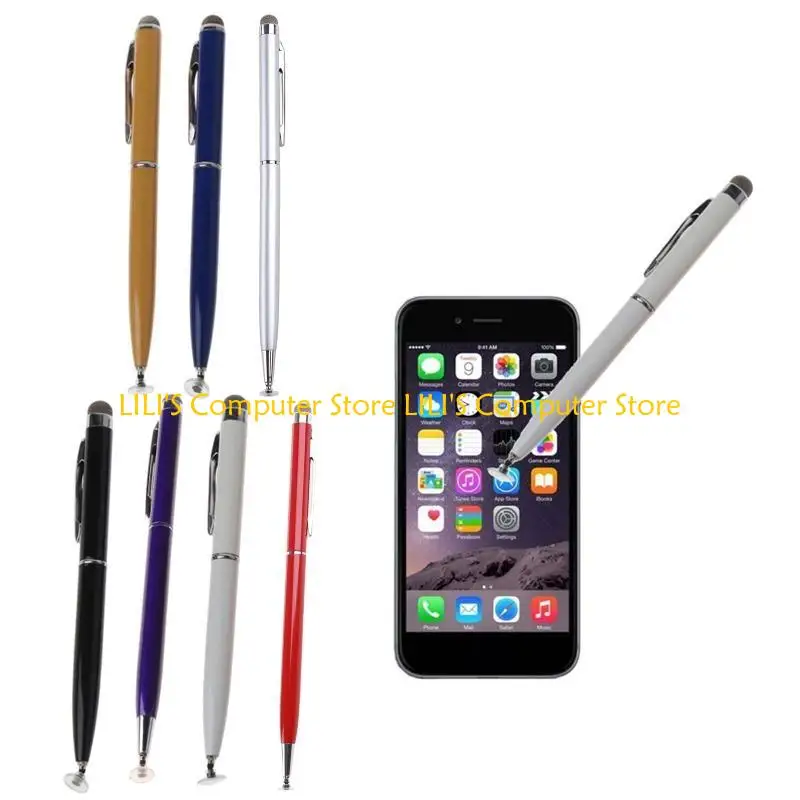 

A52B 2 in 1 Metal Tip Capacitance Pens Screen for Touch Pen for Pad Tab